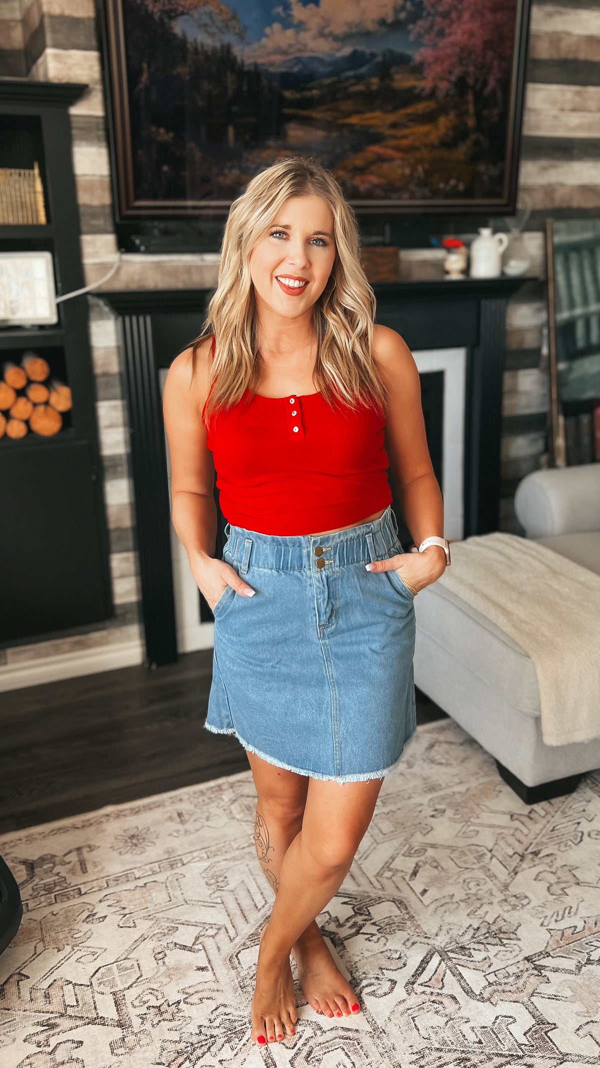 Laney Denim Skirt