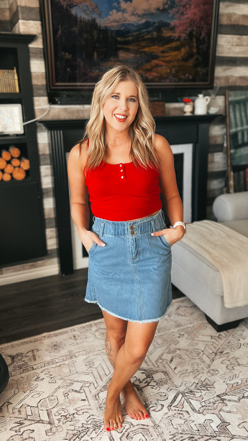 Laney Denim Skirt
