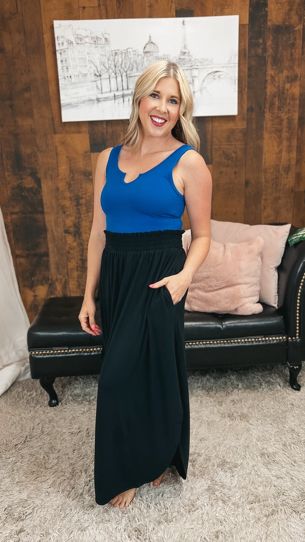 Michelle Maxi Skirt | Black