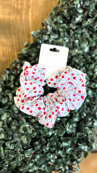 Cherry Scrunchie | Blue