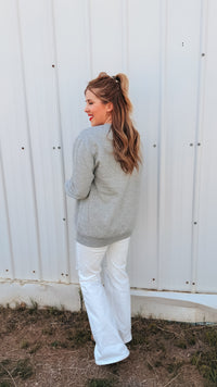 Holly Crewneck | Heather Grey