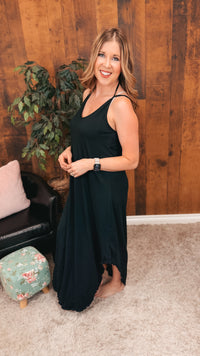 Gerri Maxi Sundress | Black