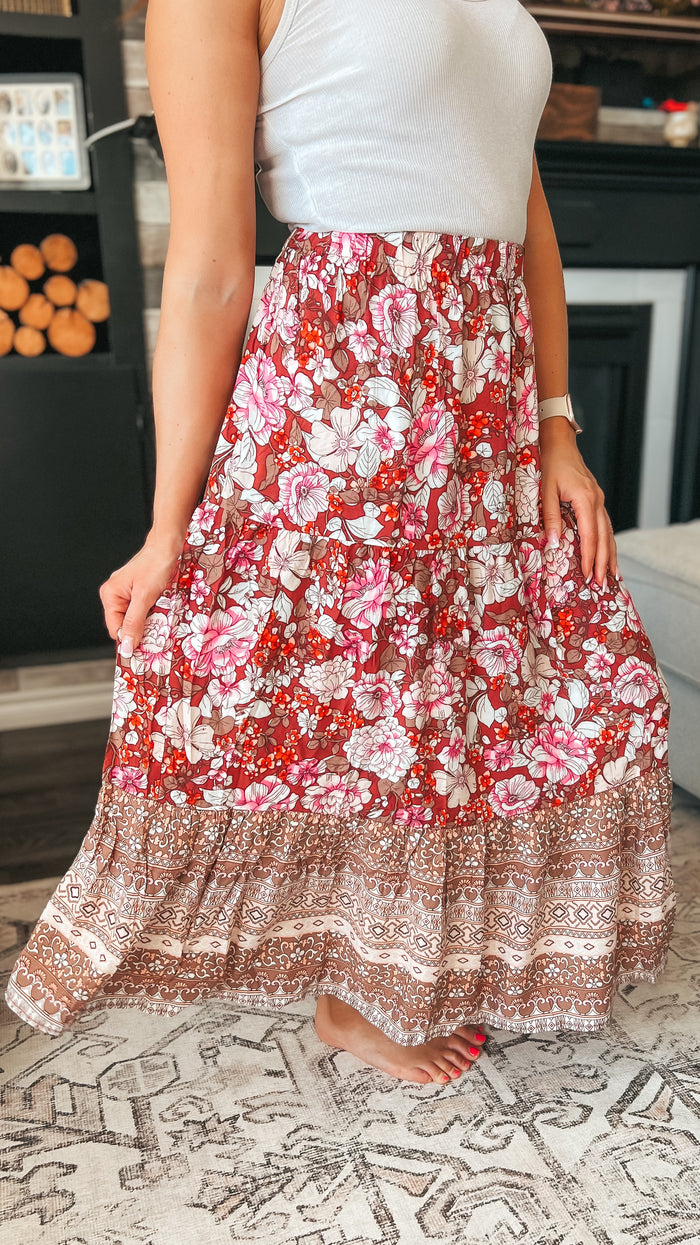 Kyrah Floral Skirt