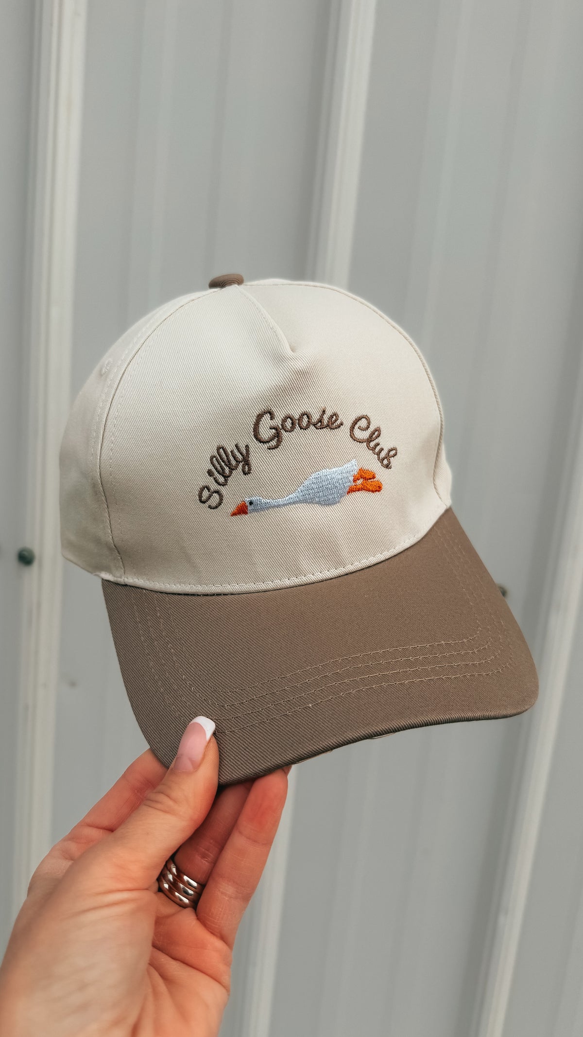 Silly Goose Club Baseball Hat | Mocha