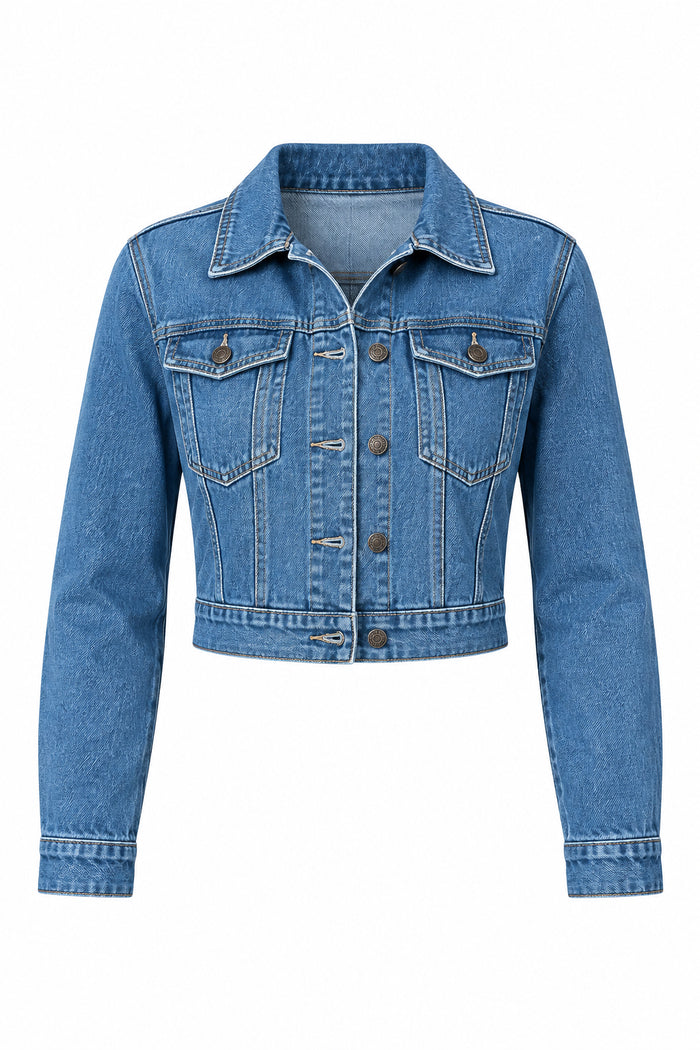 Vintage blue denim jacket