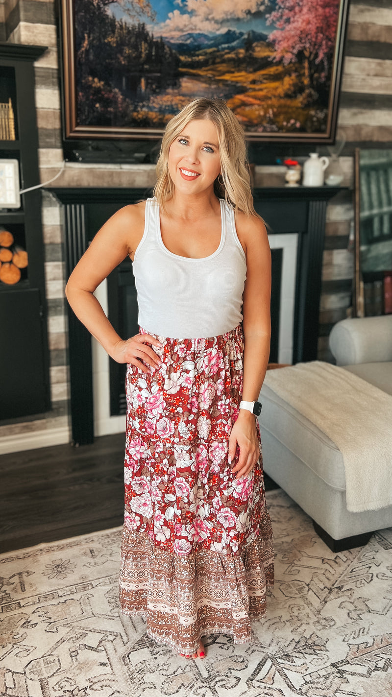 Kyrah Floral Skirt