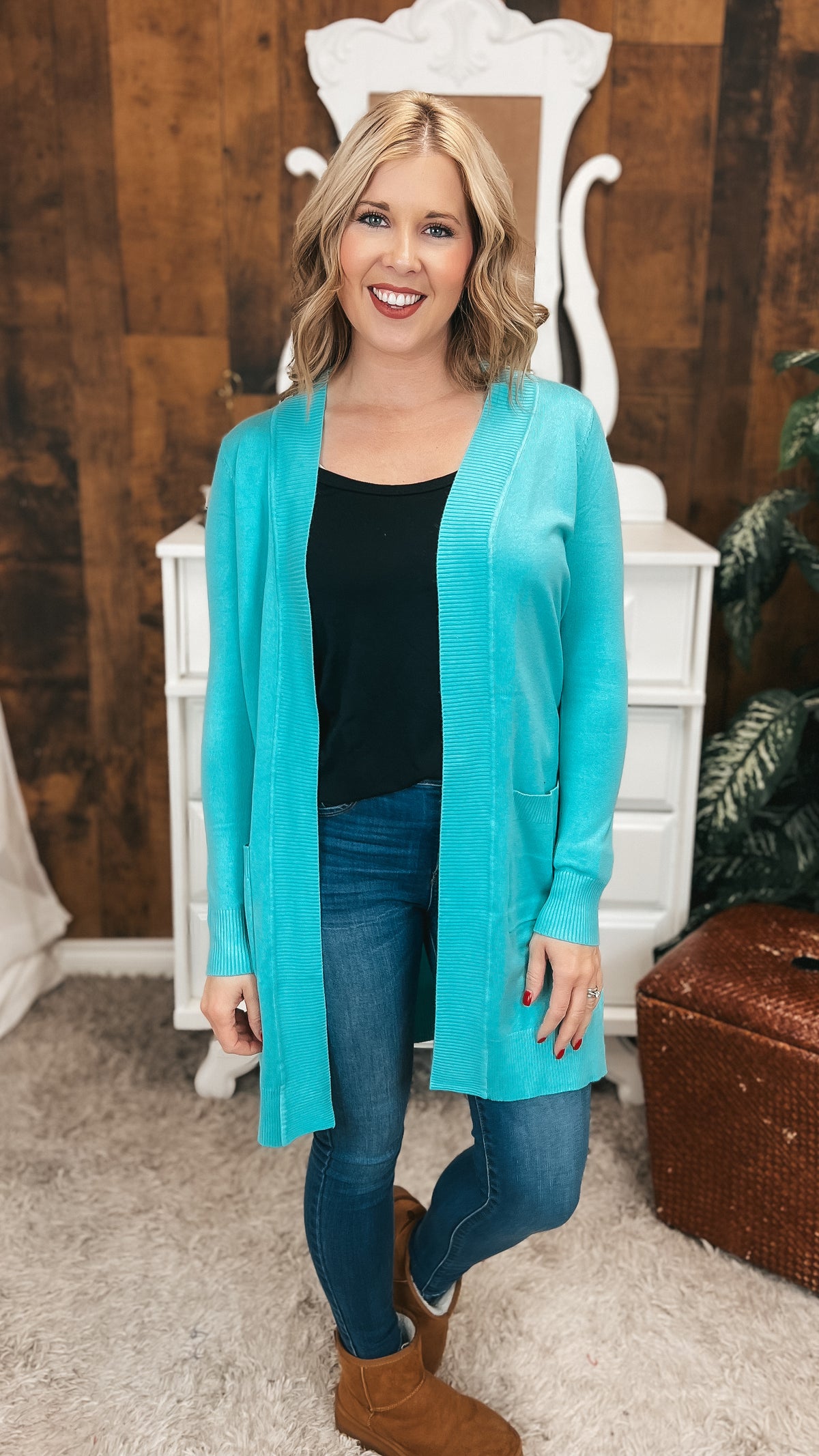 Bella Cardigan | Mint