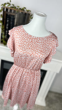 Aida Leopard Sundress: Pink *SALE*