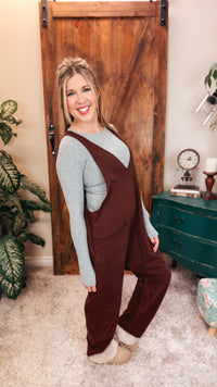 Jillian Romper | Chocolate Brown