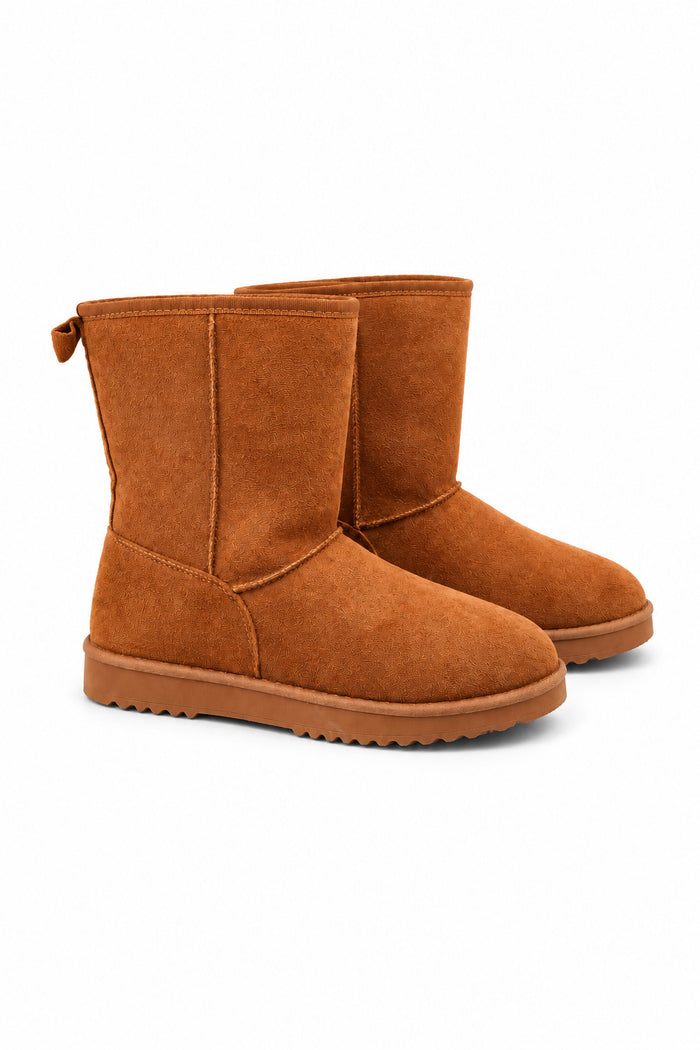 Aimee Fur Lined Boots | Brown