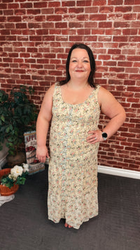 Natasha Floral Sundress | Light Yellow