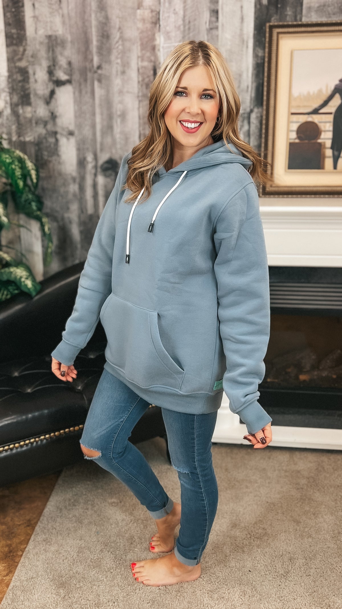 Amber Hoodie | Slate