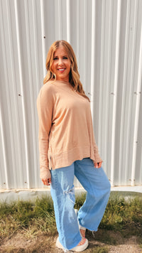 Kaylee Ottoman Top | Taupe