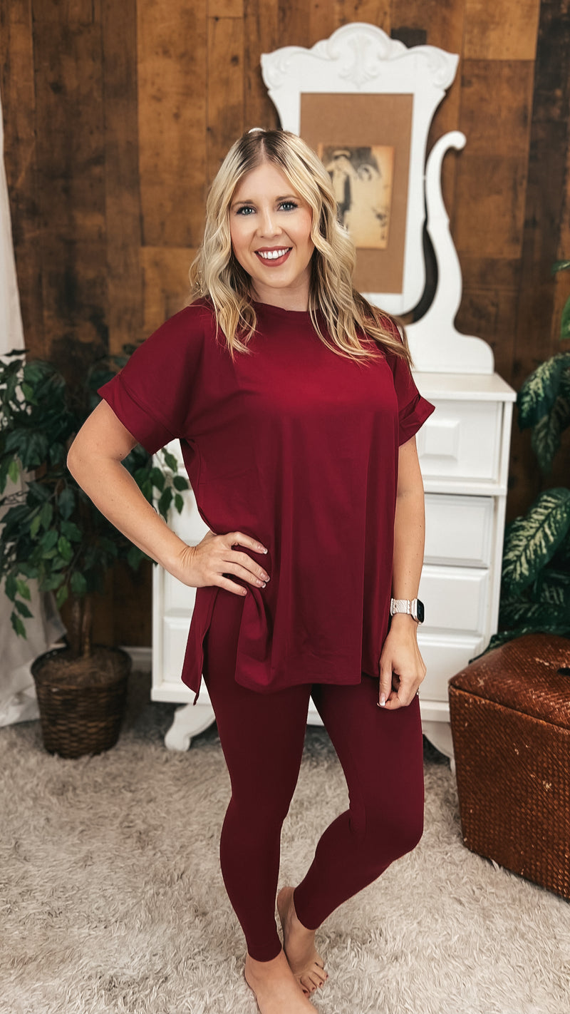 Skylar Lounge Set 2.0: Cabernet
