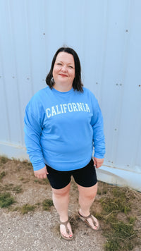 California Crewneck | Blue