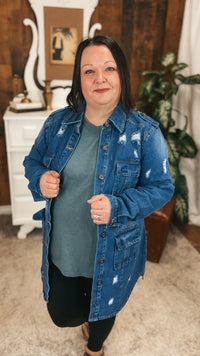 Tammy Denim Jacket | Medium Blue