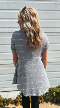 Kelsey Knit Tunic: Blue