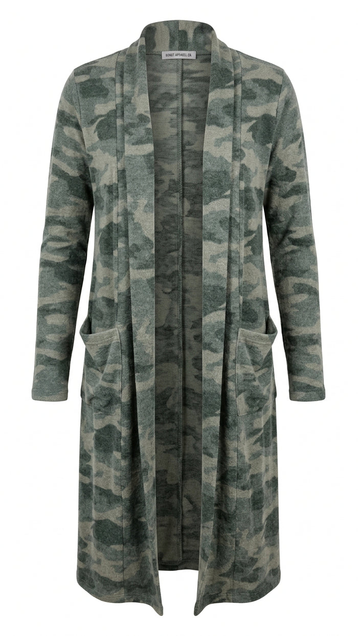 Melissa Army Duster Cardigan | Olive