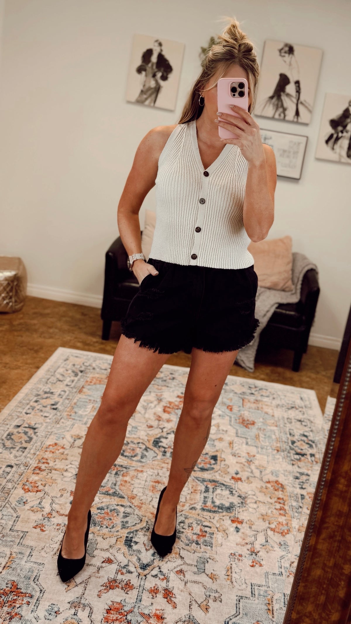 Landon Denim Shorts | Black *SALE*