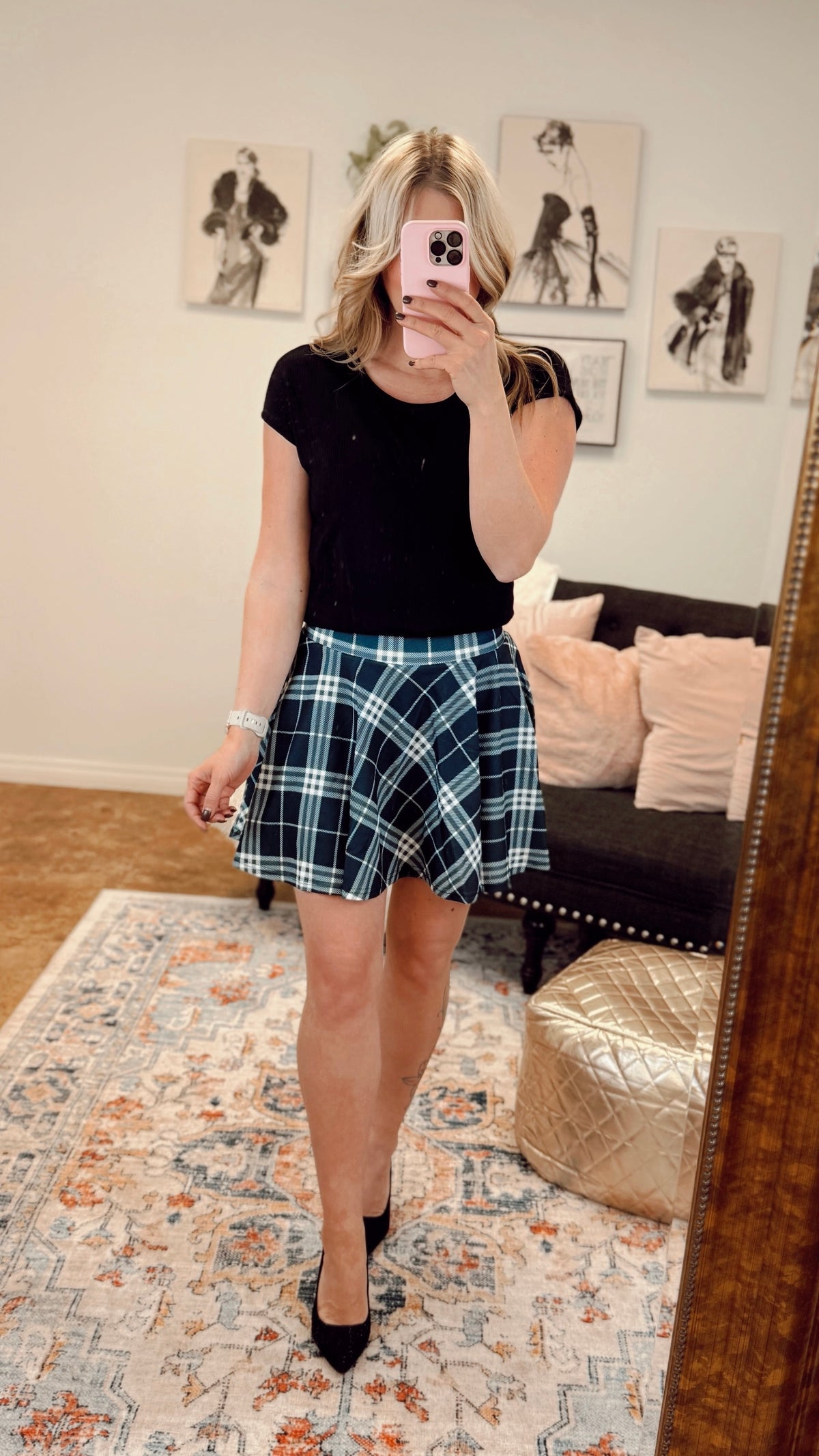 Cassandra Skort | Plaid