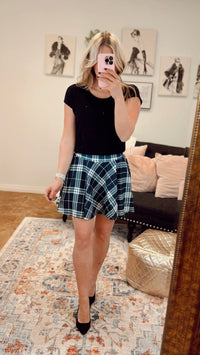 Cassandra Skort | Plaid