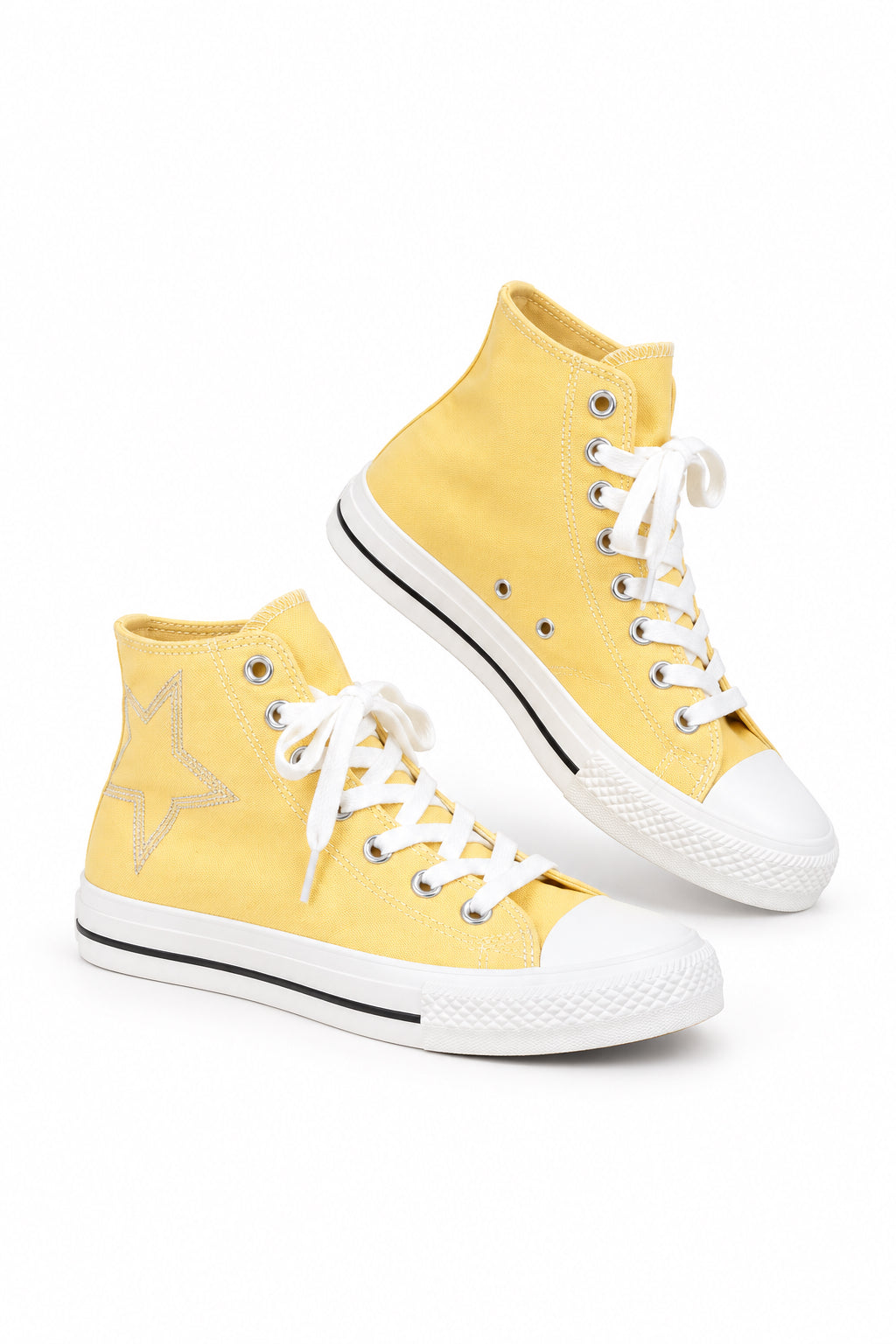 Kenzie High Top Sneakers | Yellow