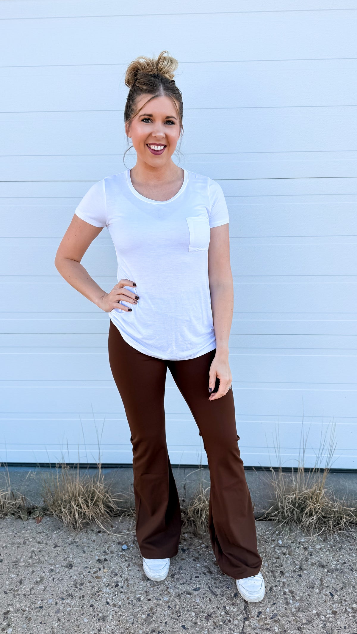 Andi Leggings: Brown