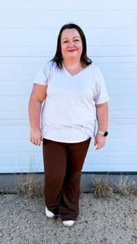 Andi Leggings: Brown