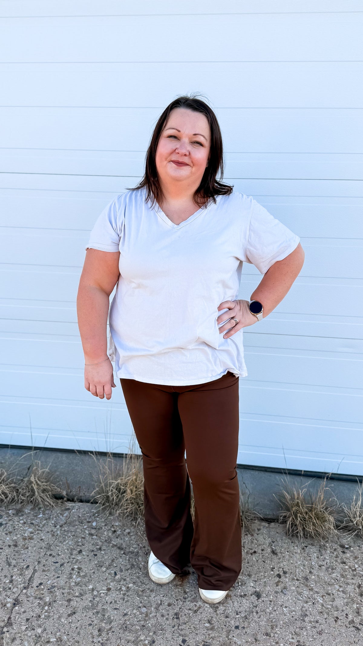 Andi Leggings: Brown