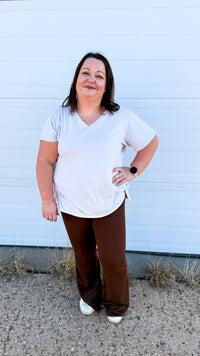 Andi Leggings: Brown