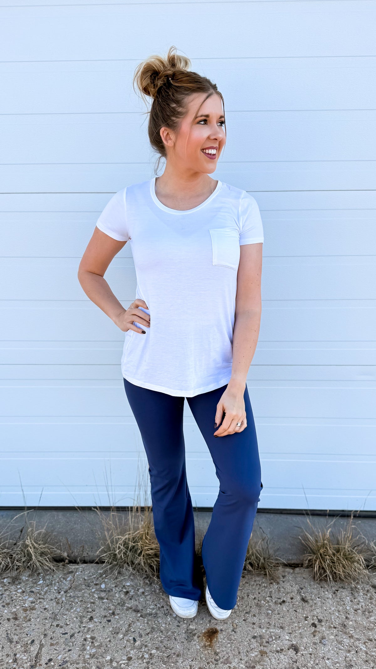 Andi Leggings: Denim Blue