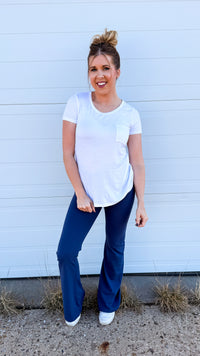 Andi Leggings: Denim Blue