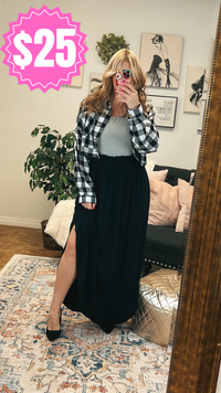 Michelle Maxi Skirt | Black *SALE*