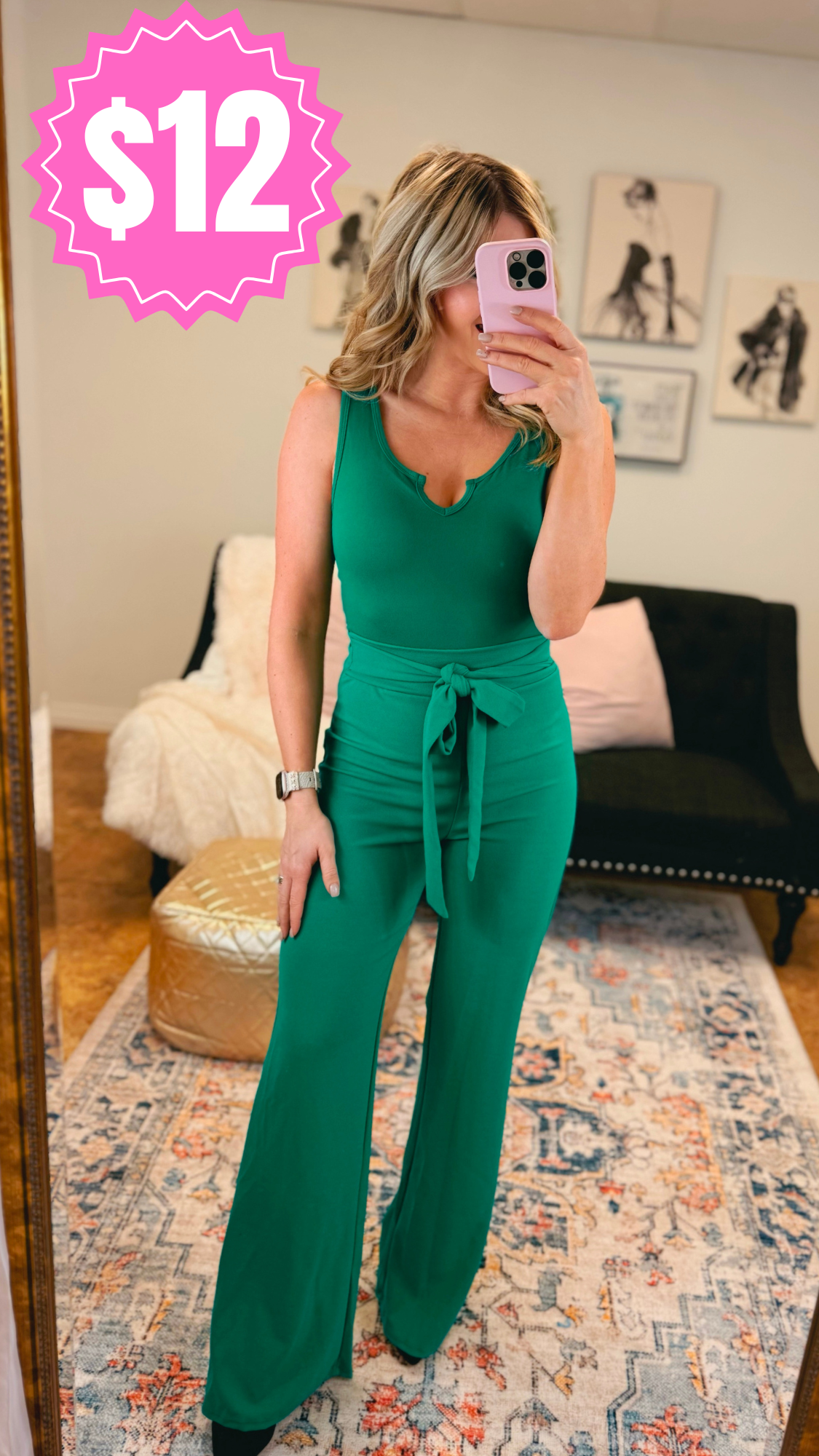 Mylie V-Neck Bodysuit | Kelly Green *SALE*