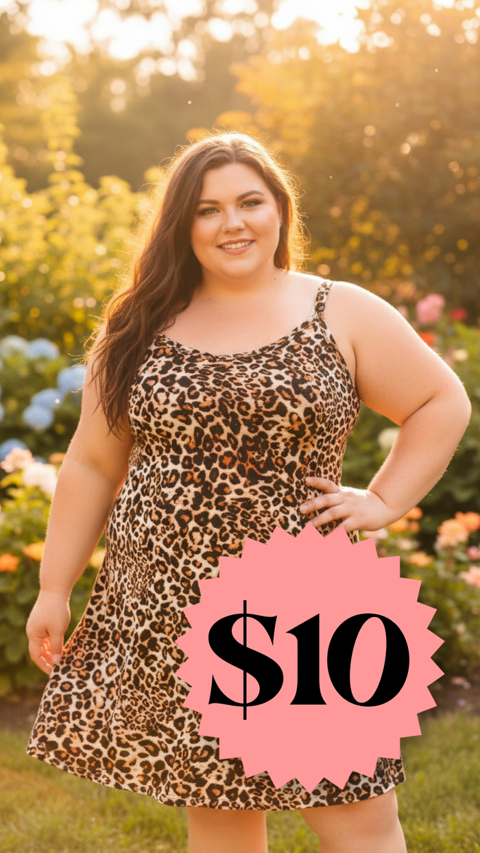 Julie Tunic Dress | Leopard *SALE*