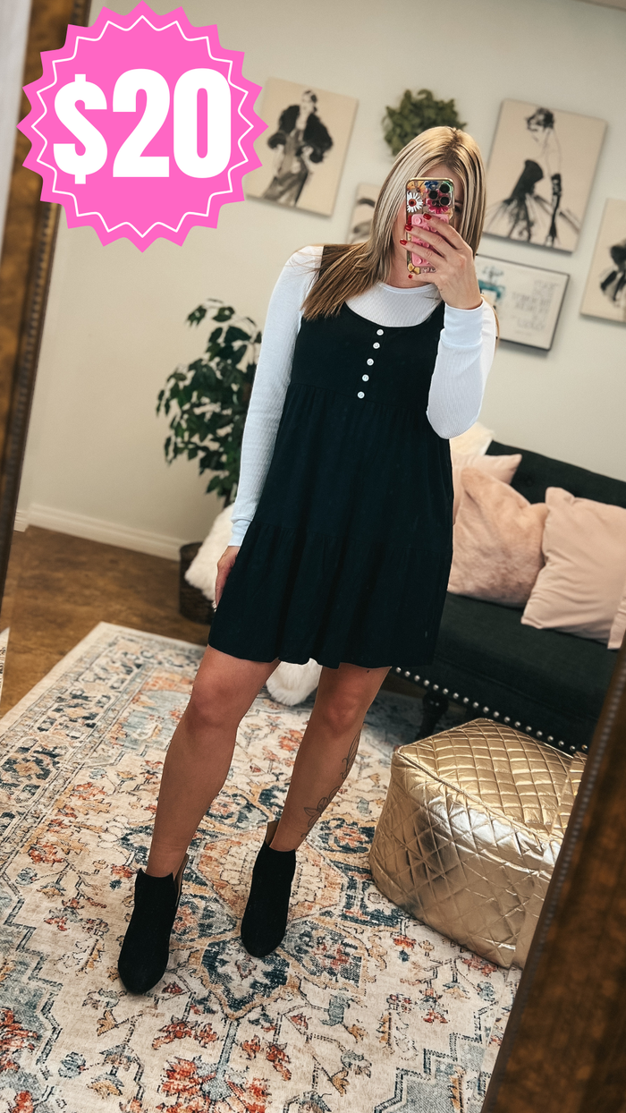 Leah Tiered Tunic | Black *SALE*
