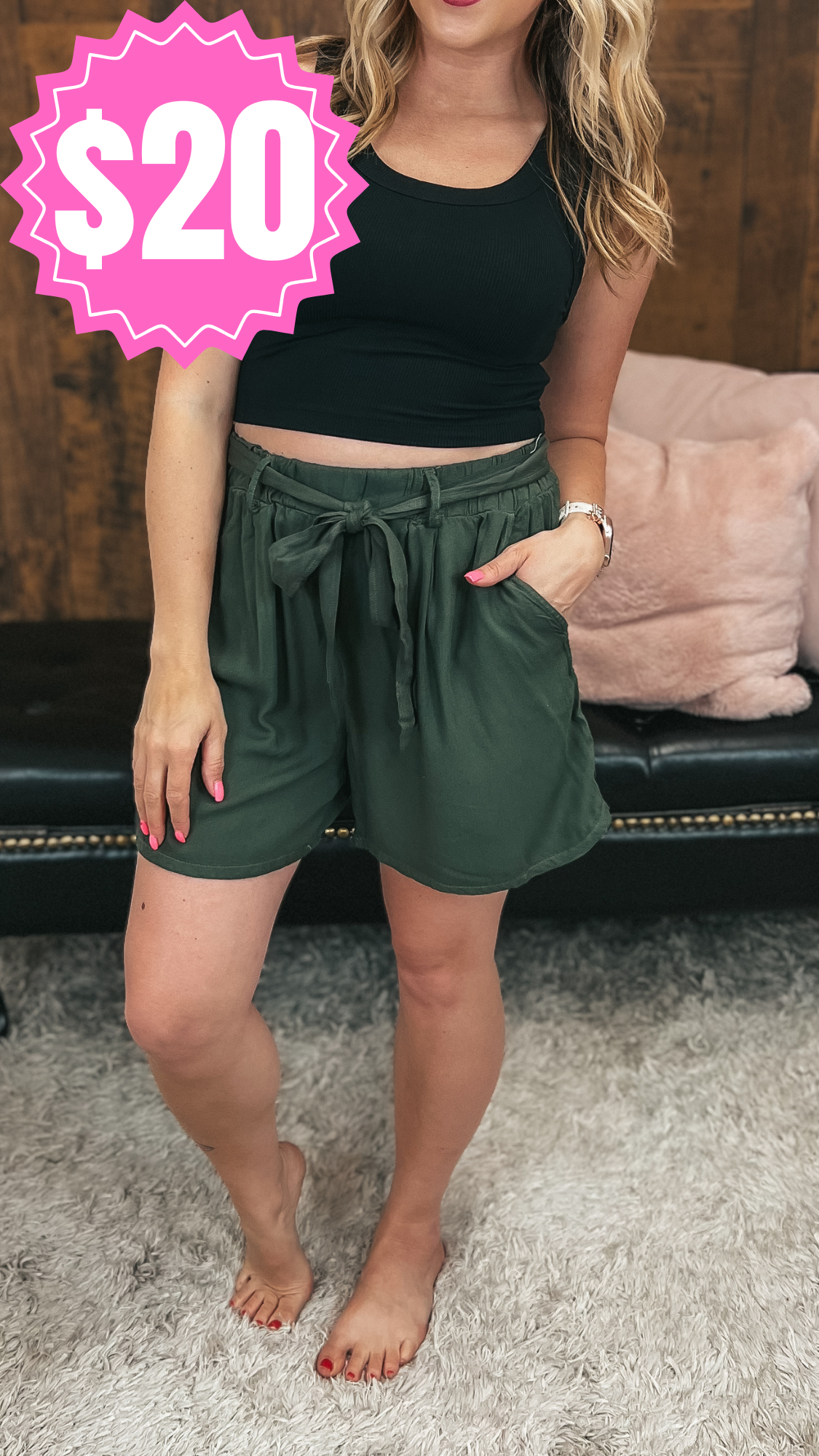 Karlee Shorts | Olive *SALE*