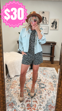 Farren Shorts Lounge Set | Black *SALE*