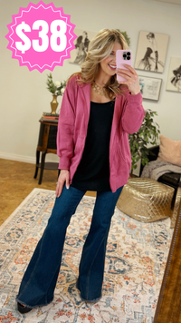 Nora Zip Hoodie | Antique Fuchsia *SALE*