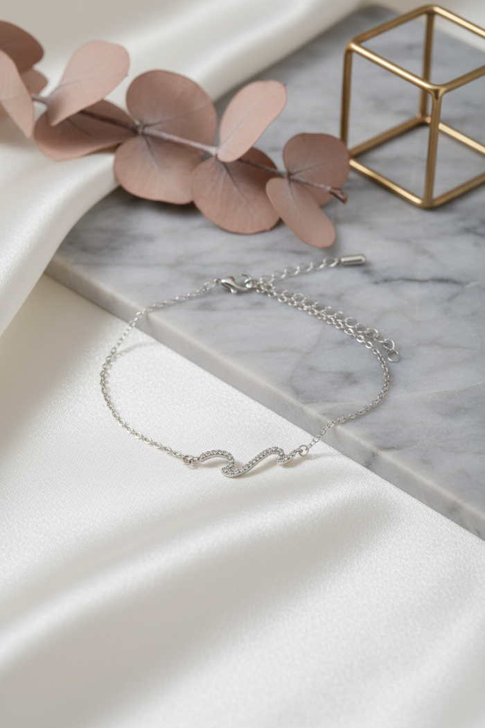 Wave Bracelet | Silver