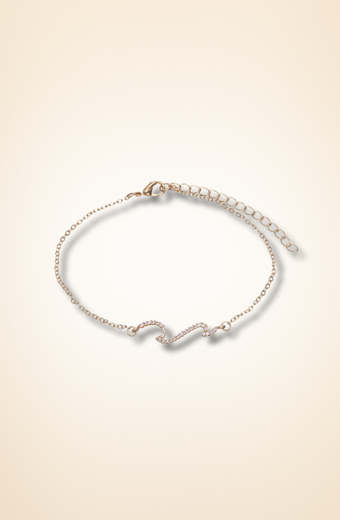 Wave Bracelet | Gold