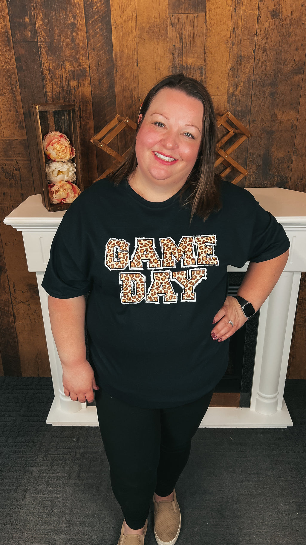Game Day Graphic Tee: Black