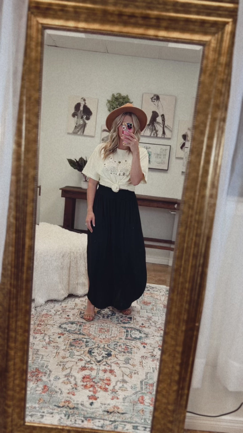 Michelle Maxi Skirt | Black