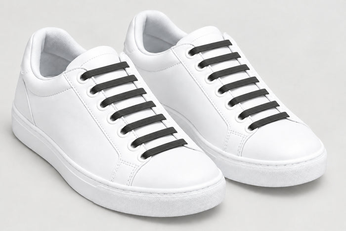 No tie shoe laces. Easy elastic laces 