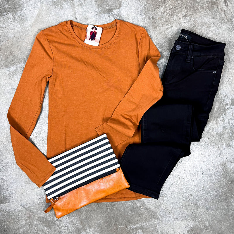 Linda Fold Over Clutch: Stripe