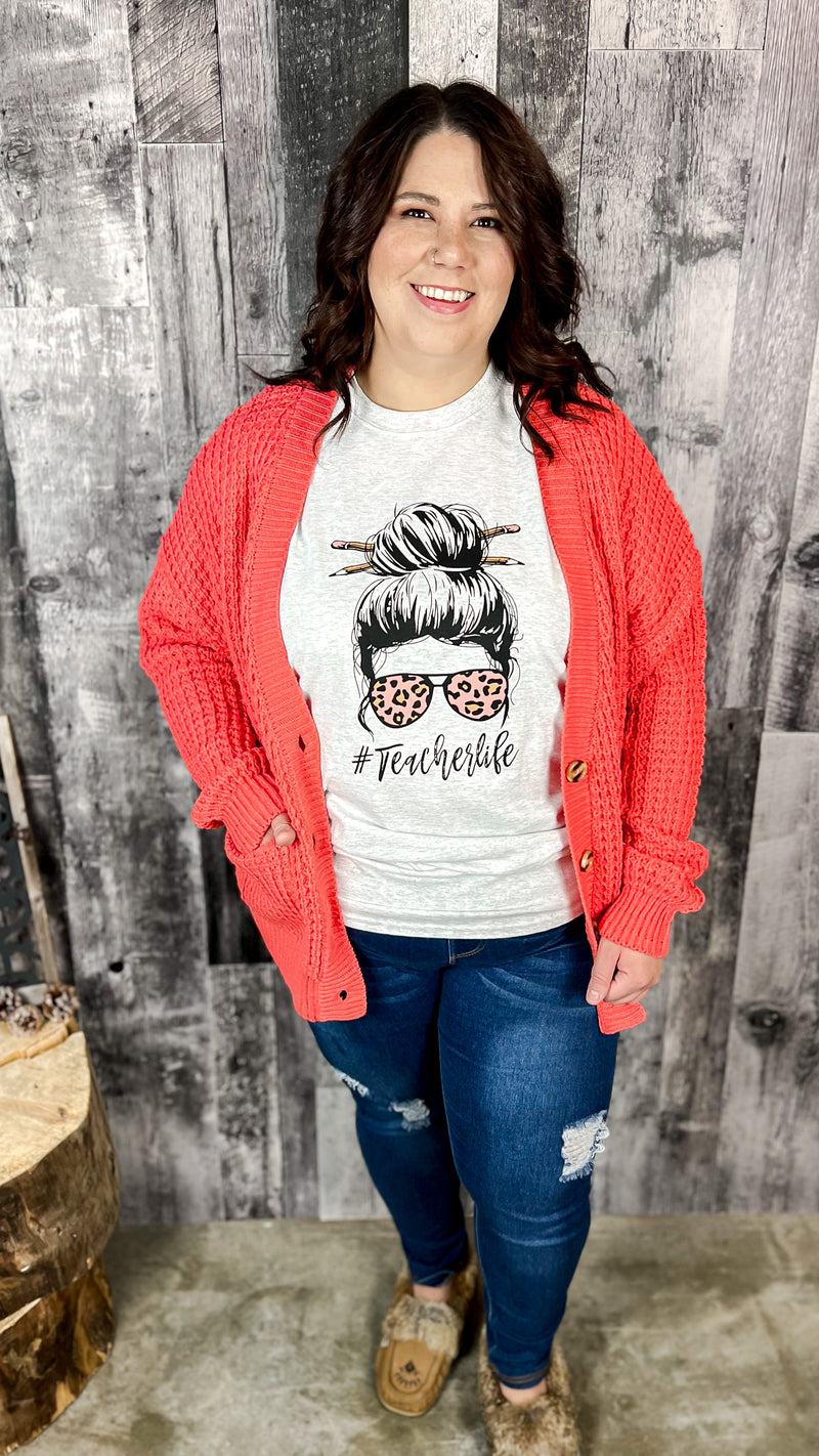 Teacher Life Graphic Tee