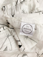 The Teepee Muslin Swaddle Blanket