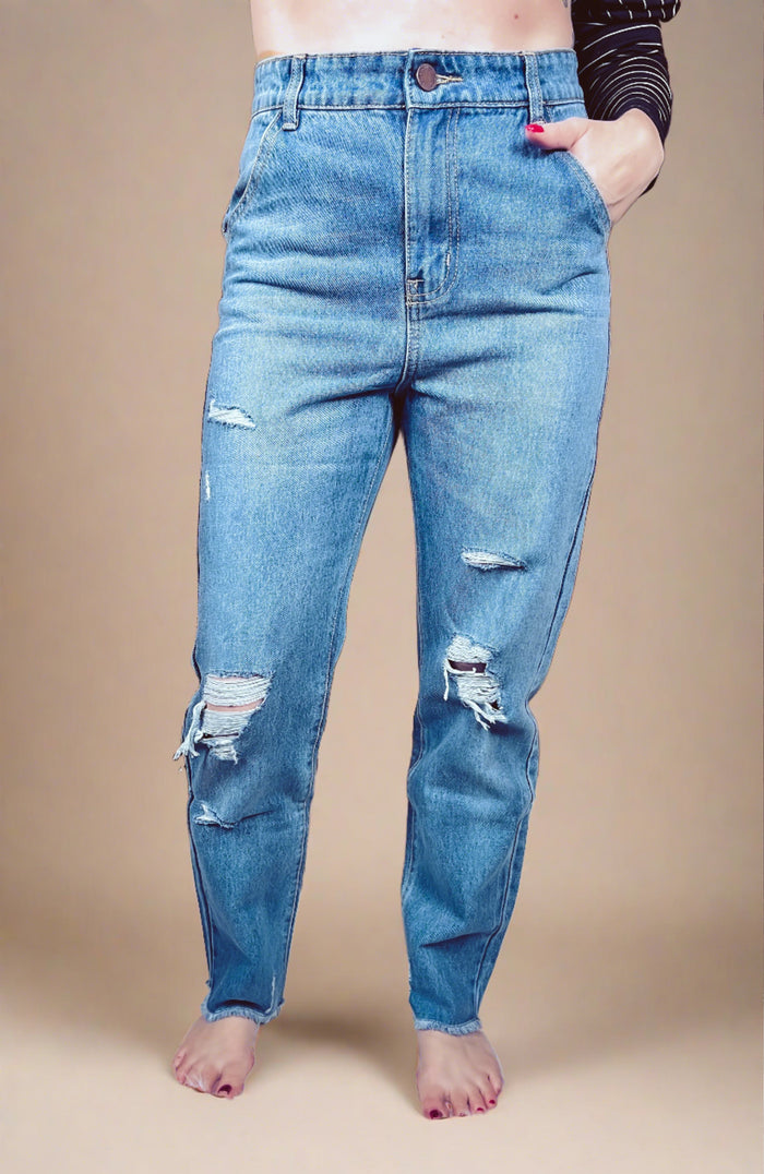 Spencer High-rise Boyfriend Denim