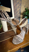 Zara Leopard Heel