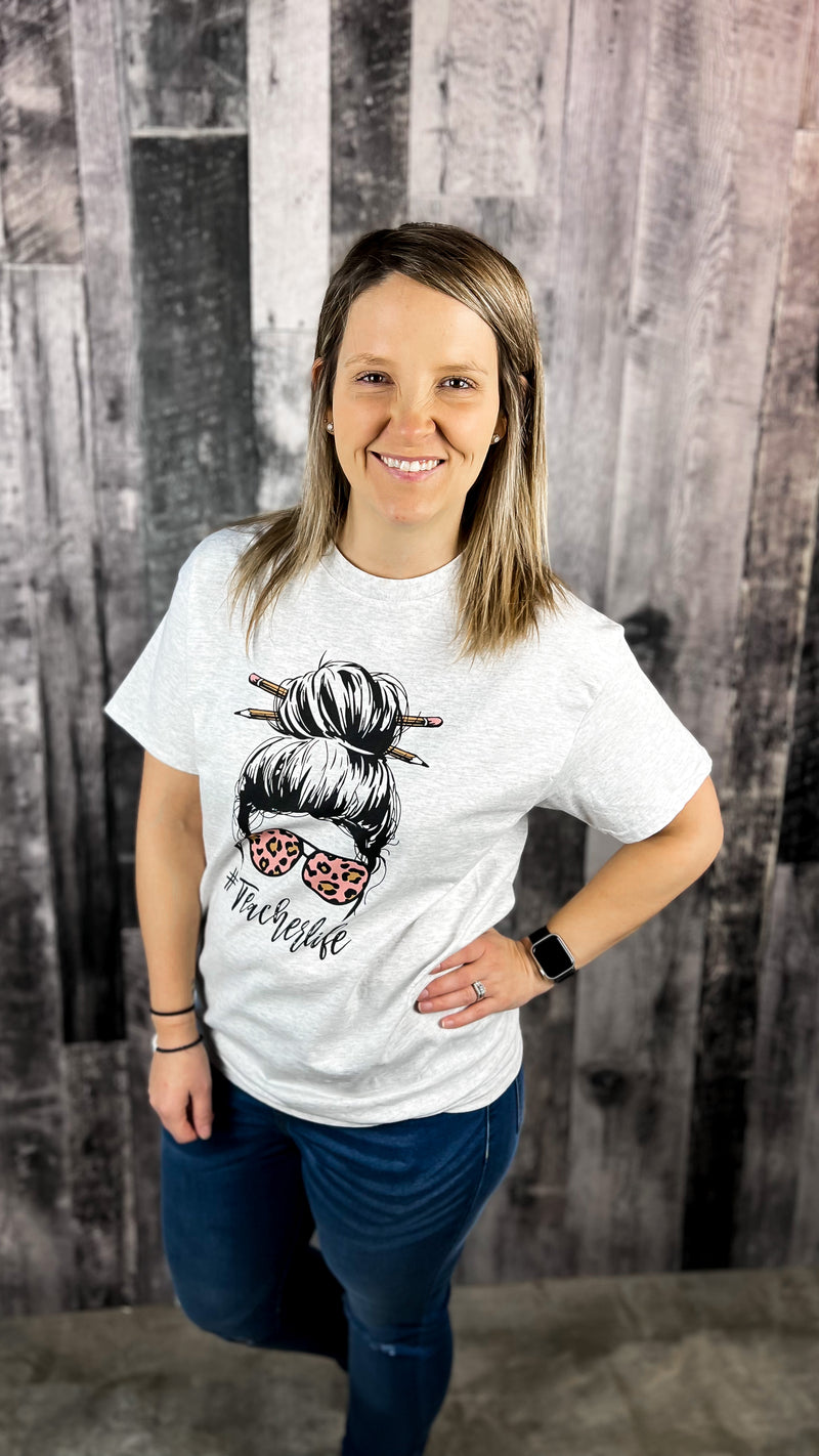 Teacher Life Graphic Tee